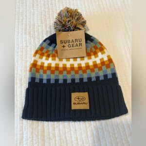Subaru Gear Multicolor Knit Beanie NWT
